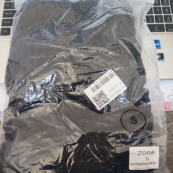 O6 - Crochet Black Cover-Up Dress - Picture 7 of 11